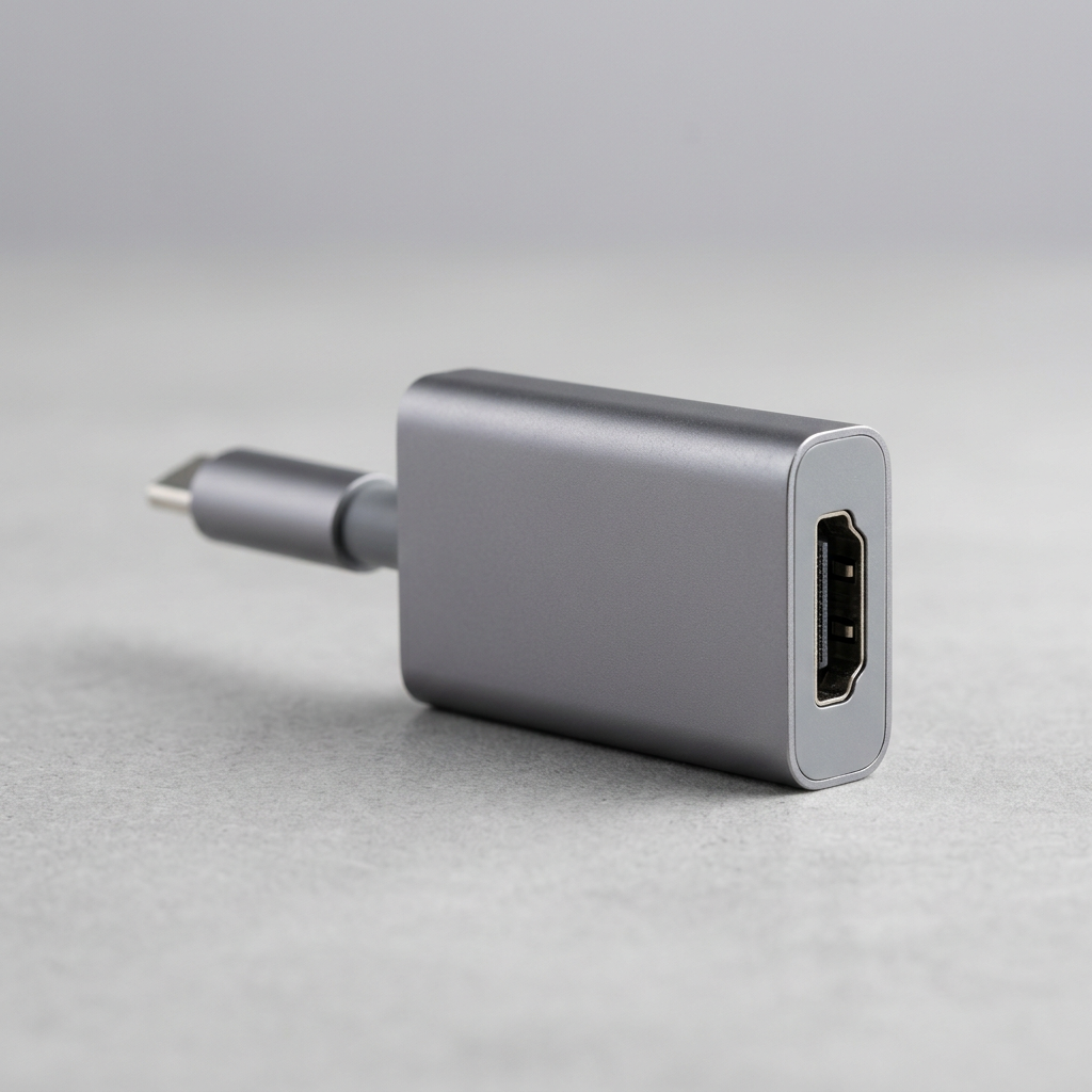 USB-C auf HDMI Adapter 4K - Lateral