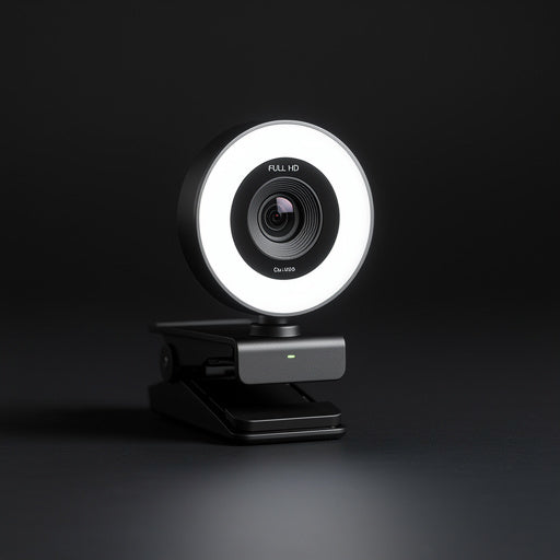 Full HD Webcam mit Ringlicht - principal