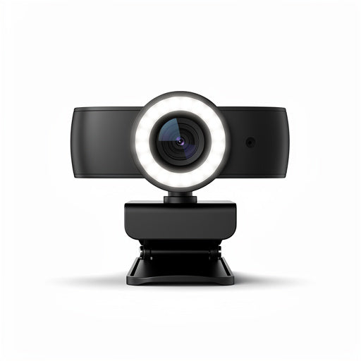 Full HD Webcam mit Ringlicht - principal