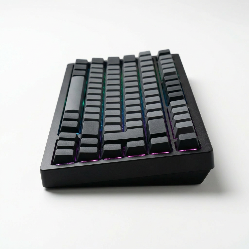 Mechanische RGB Tastatur 75% - Vista lateral