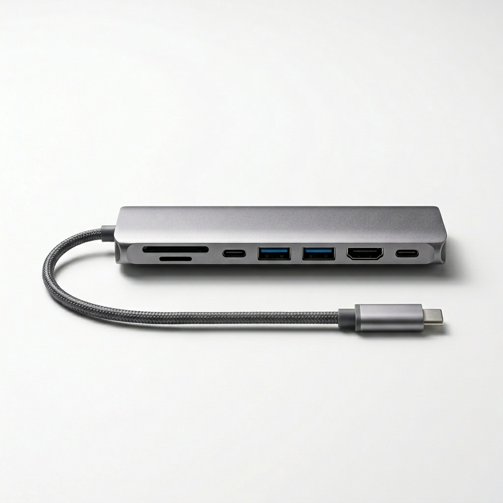 USB-C Hub 7-in-1 Aluminium - Vista principal